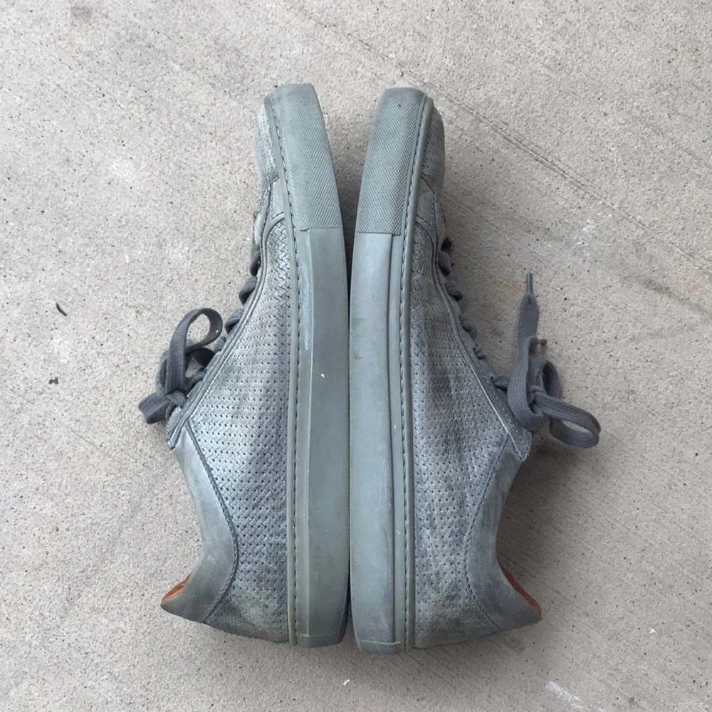 COPY - Aquatalia grey woven leather Sneakers Made In Italy Size 10. GUC - Picture 9 of 13